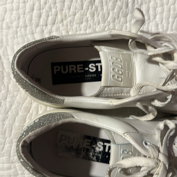 Authentic Purestar Golden Goose women’s 41 . Glitter on heel - Picture 11 of 13